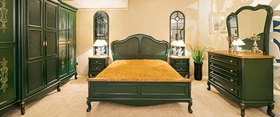 Butik Bedroom Set Green