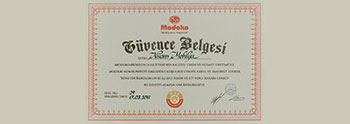 Modoko Security Certificate